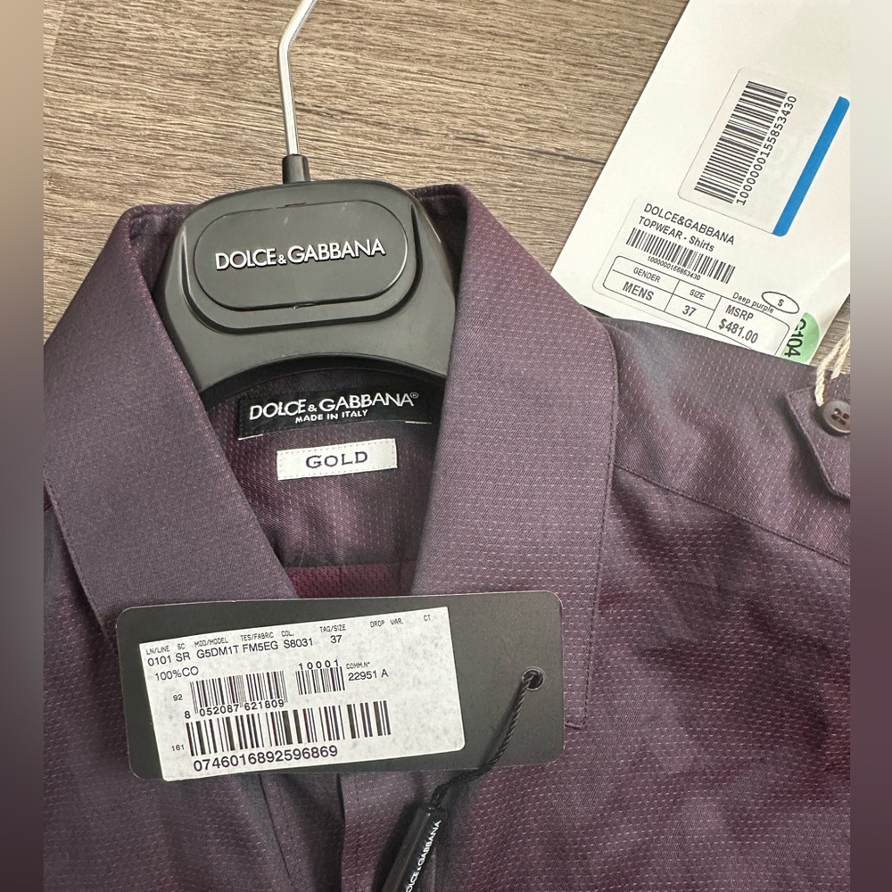 BNWT Men’s Dolce & Gabbana button up shirt 👕 size 37/small